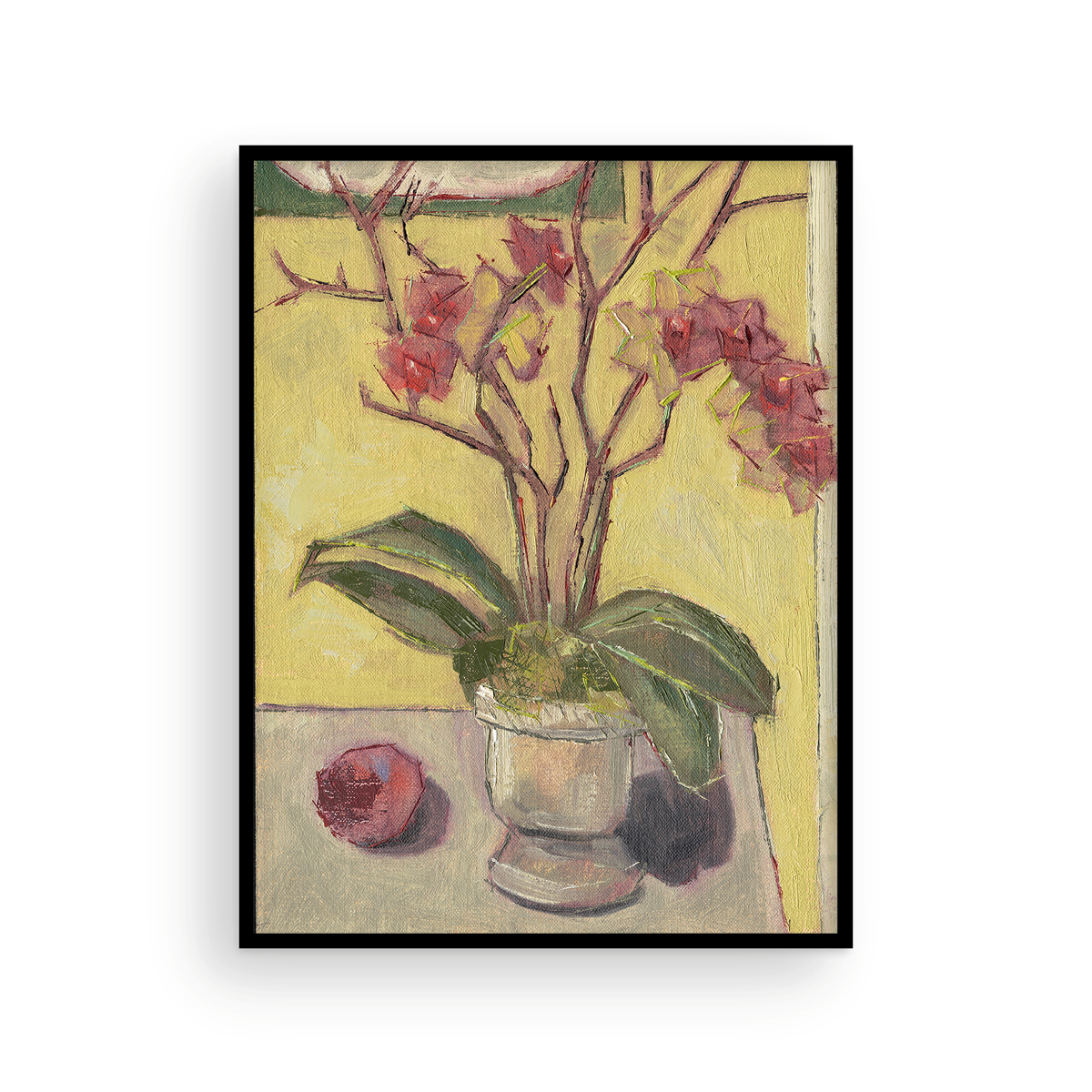 Orchid with Plum