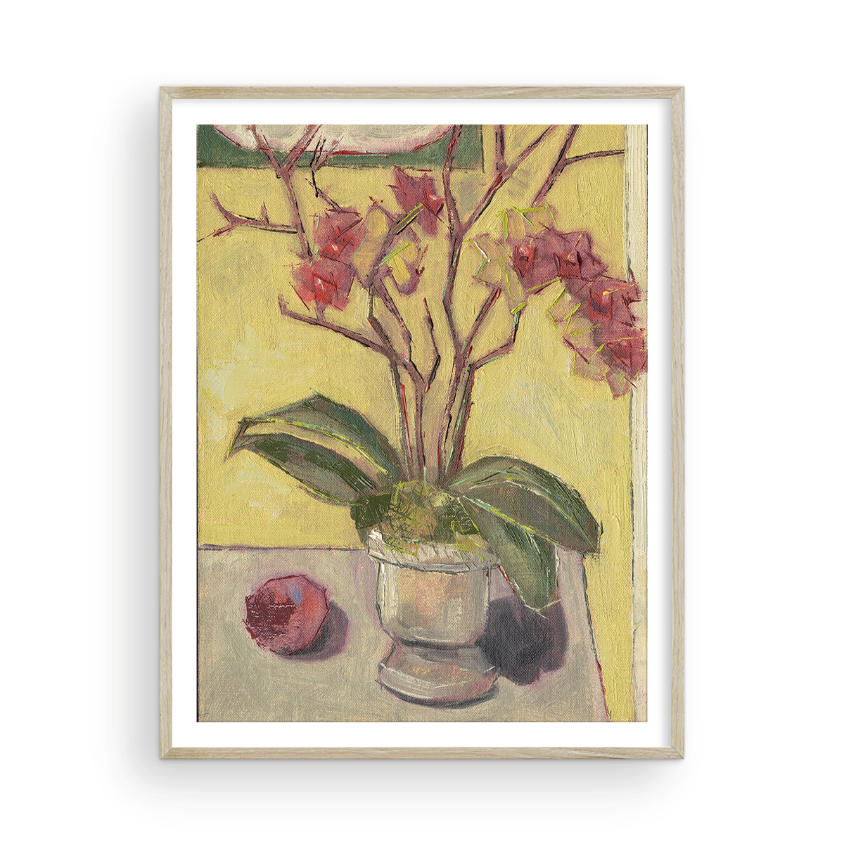 Orchid with Plum